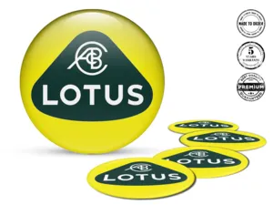 Lotus Rim Stickers Edition Epoxy Dome Upgrade